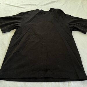 Ushatava Black Oversized T-Shirt — Unisex — Georgian Designers